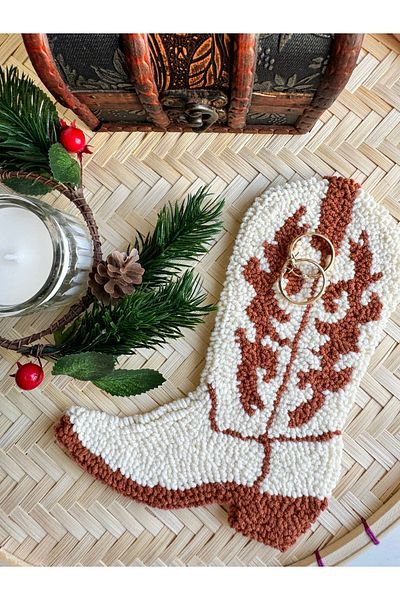 Tk Punch Bohemian Cowboy Boots Jewel Earrings Jewelry Carpet - Coaster