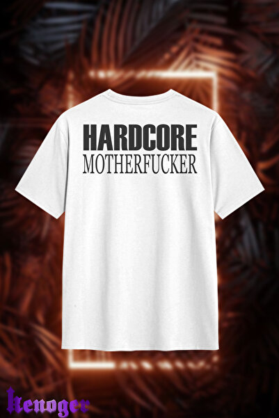 kenoger Tricou Hardcore unisex cu guler rotund