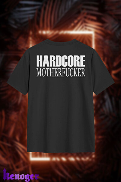 kenoger Tricou Hardcore unisex cu guler rotund