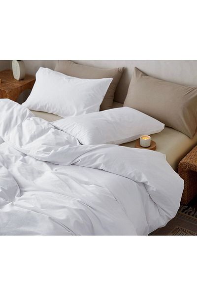 Belsina Ranforce Single Duvet Cover - 160X220 Cm, 60 Wire Inner Lining