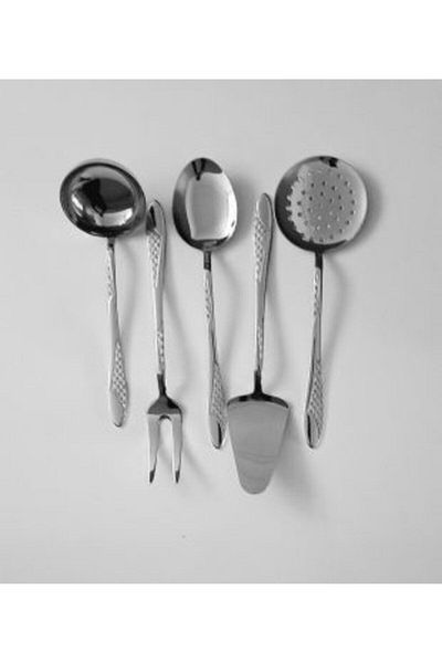 İnter Steel Mesh Model 5 Pieces Service Set