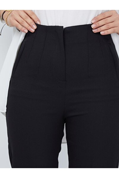 Moda Krash Διπλό παντελόνι λεπτομέρειας ραφής