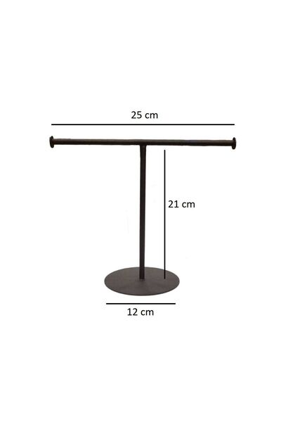 Manken İstanbul Metal T kolye askısı Takı Düzenleyici Takı Askısı Takı Standı TeSbih Askısı Bileklik Askısı