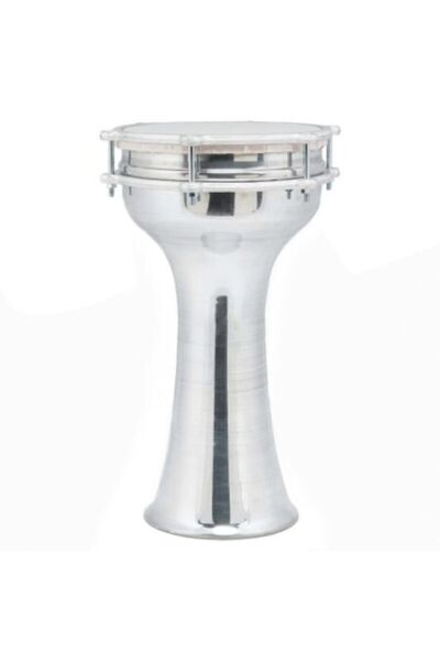 2 Numara Alüminyum Darbuka Yükseklik 32 cm Çap 17 cm