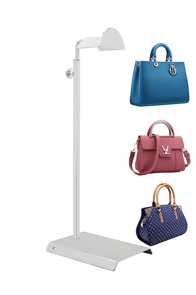 Manken İstanbul High Quality Adjustable Chrome Plated - Handbag Display & Store Stand