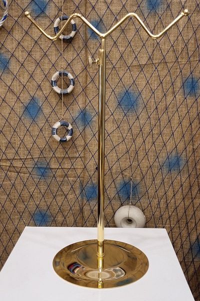 Manken İstanbul Gold Plated Adjustable Bag Stand - for Display and Store