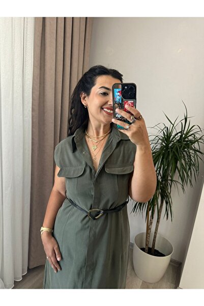 HERAVEGA BOUTİQUE KEMER DETAYLI ELBİSE