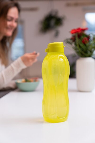 Tupperware Eco Bottle Drinker Easy Lid 1.5L Lemon