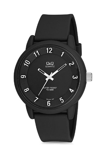 Q&Q Unisex Waterproof Silicone Band Wristwatch