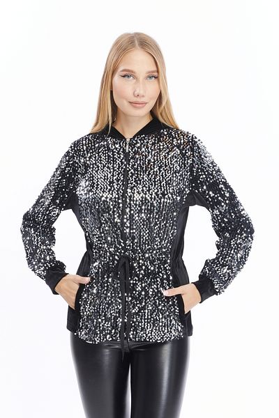 İkmal Velvet Replenishment Sequin Cardigan