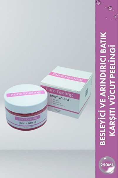 Pure Feeling Besleyici Ve Arındırıcı Batık Karşıtı Vücut Peelingi 250 ml