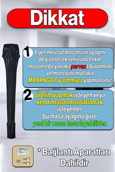 Badem10 4 Bucăți Stâlp Masă Dresuar Picior 77 Cm Picior Plastic Negru Bucătărie Masa Sufragerie Mobilier Picioare Negru