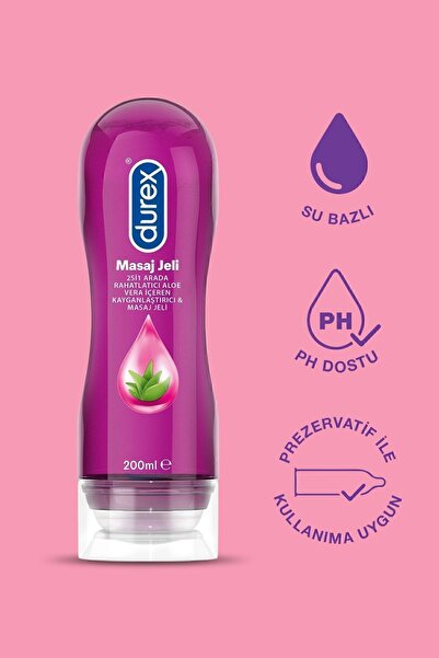 Durex Maraton li 20’li ve Intense Uyarıcı 20’li Prezervatif + Aloe Vera Masaj Jeli 200ml