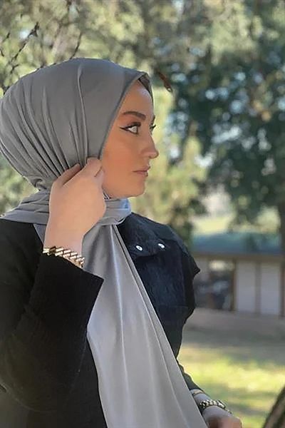 SAYRA Gray Sandy Fabric Snap Shawl Shawl - Ready Syr006