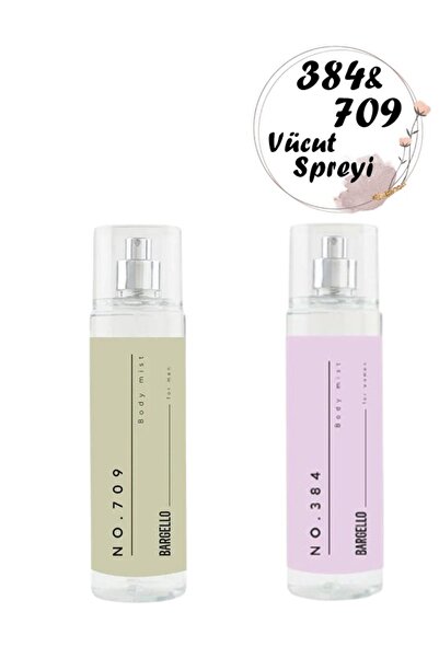 Bargello Vücut Spreyi Body Mist Seti Kadın No 384 - Erkek No 709 210 ml 210 ml