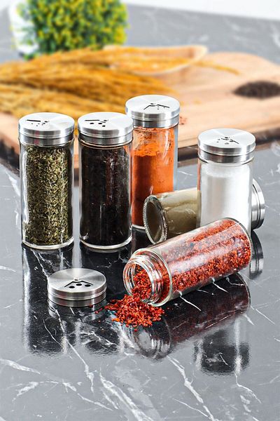 Perotti 13672 Simplico 6-Piece Salt and Pepper Shakers Spice Bowl Set 180 Ml