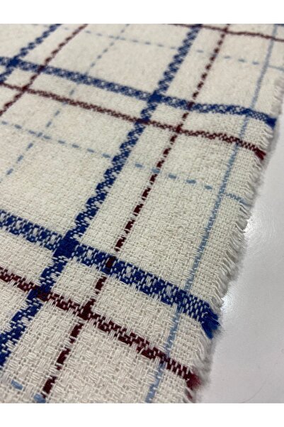 Kumaş sever Ekose Desenli Özel Tasarım Şanel Kumaş Örğü Tasarım