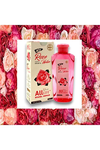 alllife Doğal Gül Suyu 350 ML İçilebilir
