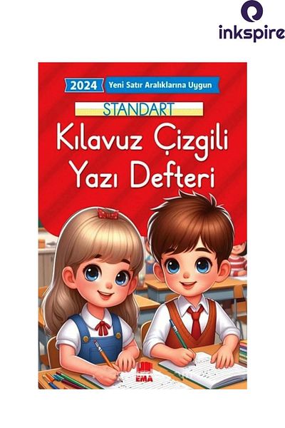 inkspire Noua tablă de cursuri Frumos de scris 16,5x24 cm 24 coli 1 bucată Ghid standard Bloc de scris cu rigle