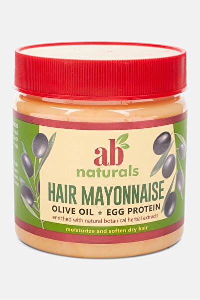 AB Naturals ايه بي ناتشورالز كريم المايونيز الأمريكي بزيت الزيتون وبروتين البيض للشعر 500 مل
