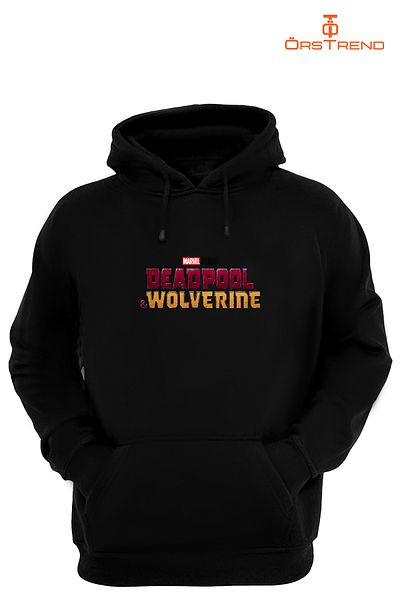 ÖRSTREND Unisex Hooded Sweatshirt - Deadpool and Wolverine Printed