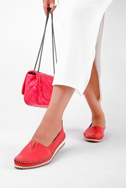 MY DERİ BARVEY ( %100 ) HAKİKİ DERİ RAHAT KADIN BABET 1298