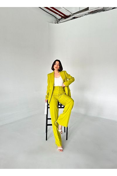 Vuntal BUTİK Blazer Suit Single Button Jacket Pants