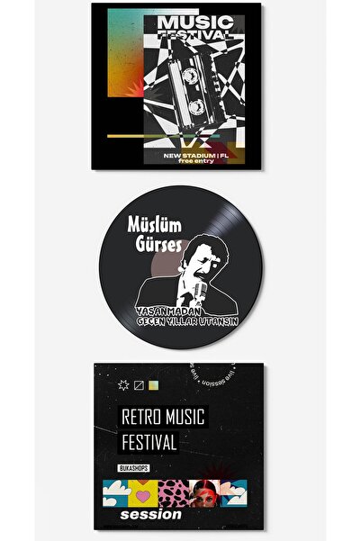 Buka Shops Müslüm Gürses Yıllar Utansın Plak Duvar Dekoru