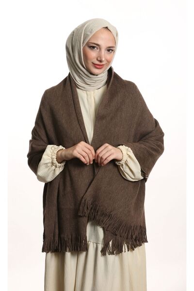eslem butik Sade Kışlık Çift Taraflı Omuz Şal