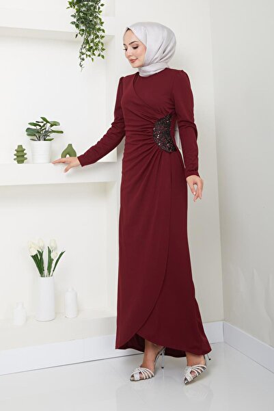 Ayşe Melek Women's Clothing Evening Dress Fashion Sequin Long Muslim Evening ...