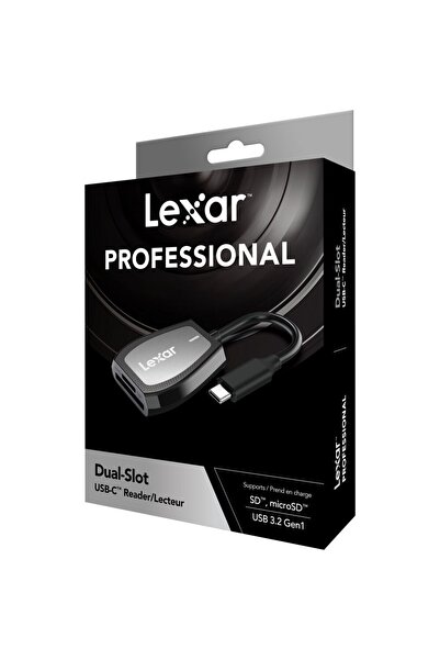 Lexar Pro Usb-c Dual Slot Kart Reader Okuyucu - Lrw470u-rnhng