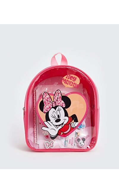 LC Waikiki LCW ACCESSORIES Karışık Asorti Minnie Mouse Baskılı Kız Çocuk Sırt Çantası
