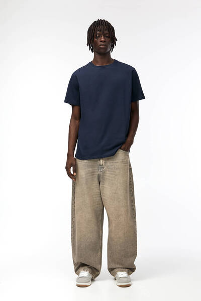 Pull & Bear 3’lü basic regular fit t-shirt paketi