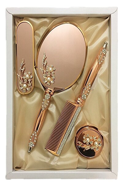 Benim Çeyizim Hediyelik Söz Nişan Gelin Ayna Tarak Seti