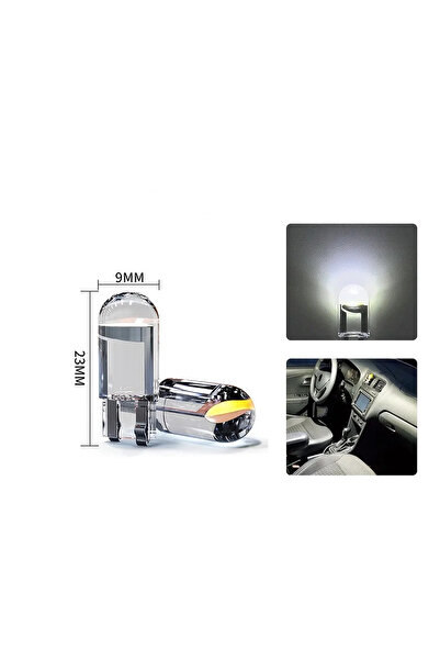 FEMEX 5 Adet Yeni Nesil T10 LED Ampul Park, Plaka, İç Aydınlatma BEYAZ