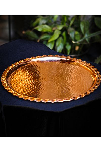 ANTEPSEPETİ Tray with Copper Forged Model