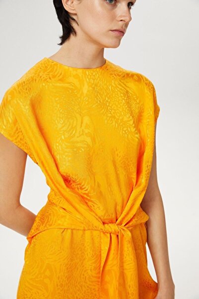 Exquise Αμάνικο μίντι φόρεμα με λαιμόκοψη