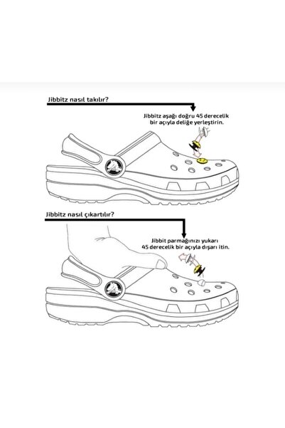 Crocs Jibbitz Terlik Süsü Taşlı Kelebek(MALZEMESİ PLASTİKTİR)