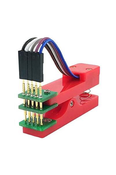 Genel Markalar 5 Pin Programlama Aparatı 2.54mm Pogo Pin Yaylı Mandal Klips S...