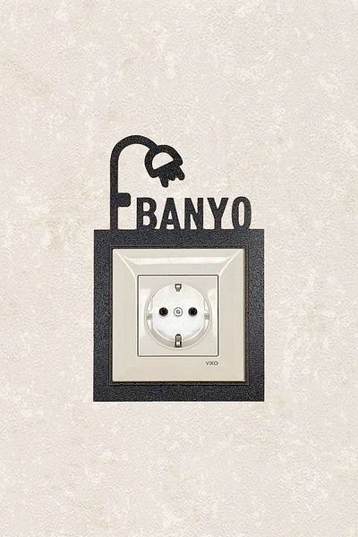 BLgrup 2102 Laser Wooden Socket Frame Single Bathroom