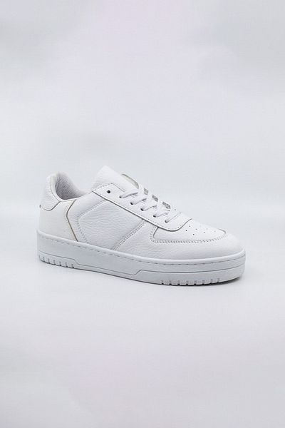 MAKRAS EXCLUSIVE Casual δερμάτινα αθλητικά παπούτσια (λευκά)