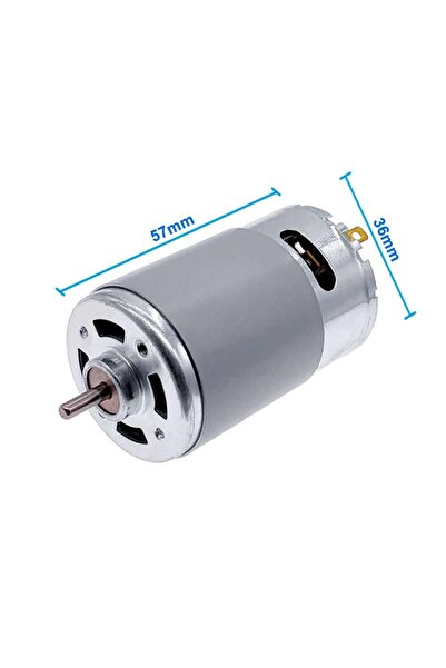 Genel Markalar Rs555 Dc Motor 12v 7500rpm Yüksek Hız Tork Matkap Torna Cnc Ro...