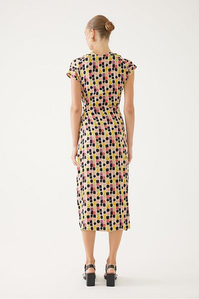 Exquise Rochie dublu cu model geometric