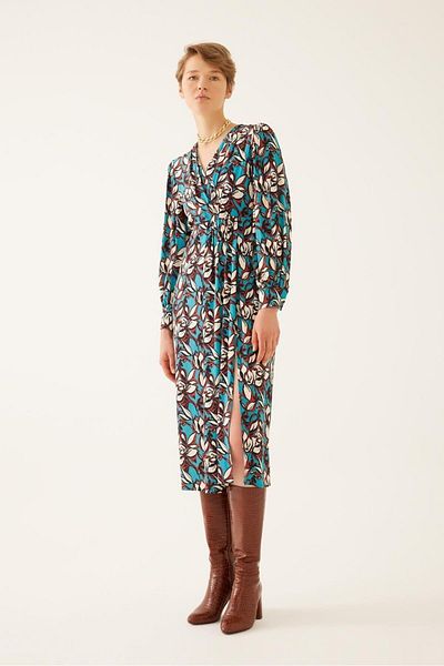 Exquise Rochie cu fantă cu imprimeu floral