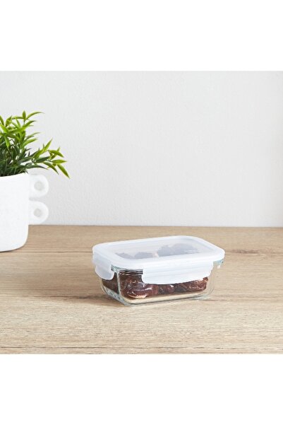 Lock & Lock Oven Glass Rectangular Container with Lid - 730 ml