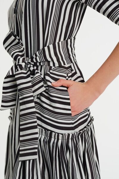 Exquise Μίνι φόρεμα με μοτίβο τριών τετάρτων μανίκια