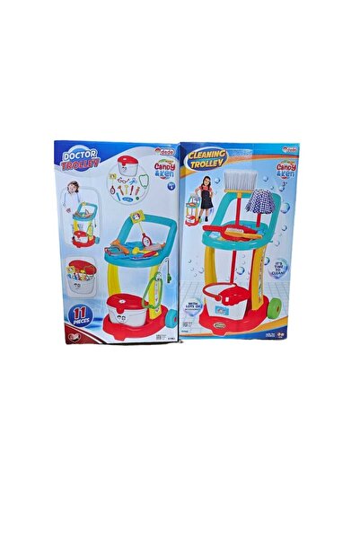Ailenizin Oyuncakçısı CANDY DOKTOR SERVİS+CANDY TEMİZLİK SETİ 2'LI SET BUYUK BOY
