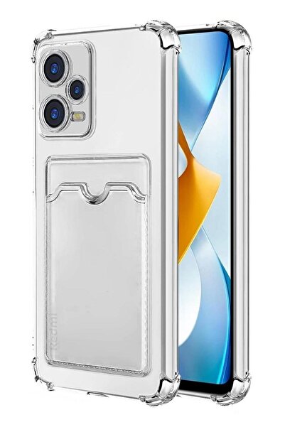 HANPORIUM Redmi Note 12 Pro Plus 5G Kılıf Darbe Emici Köşe Korumalı Kartlıklı...