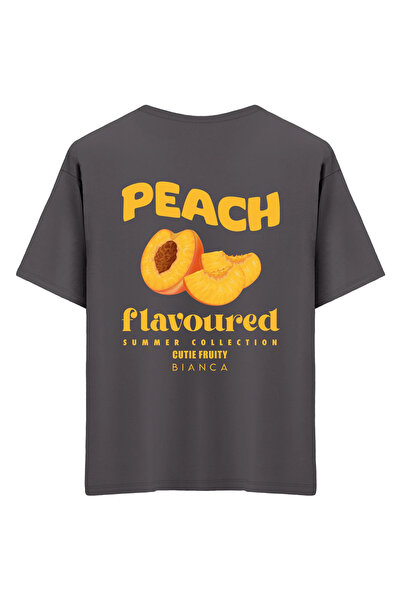 Mounte Bianca Unisex breskva - Oversize kroj T-shirt