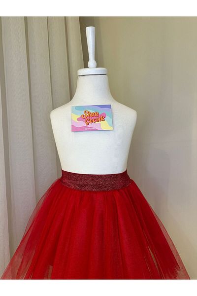 STAR ÇOCUK Girl's Tulle Skirt Tutu Skirt